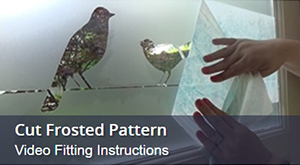 How to install window film with a cut pattern fitting instructions video