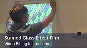 How To Fit Stained Glass Window Film
