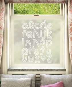 Alfabeto Window Film Design