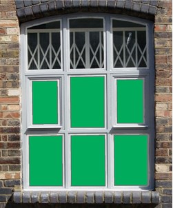 Green Solid Colour Window Film 4269