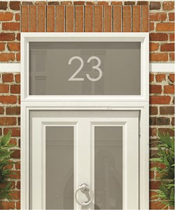 House Numbers & Text Window Design HN002