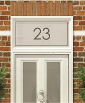 House Numbers & Text Window Design HN003