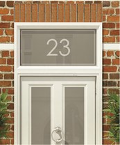 House Numbers & Text Window Design HN004