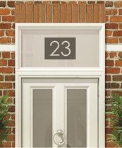 House Numbers & Text Window Design HN005
