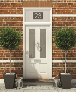 House Numbers & Text Window Design HN005