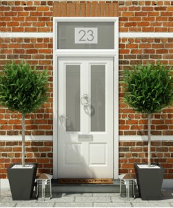 House Numbers & Text Window Design HN006