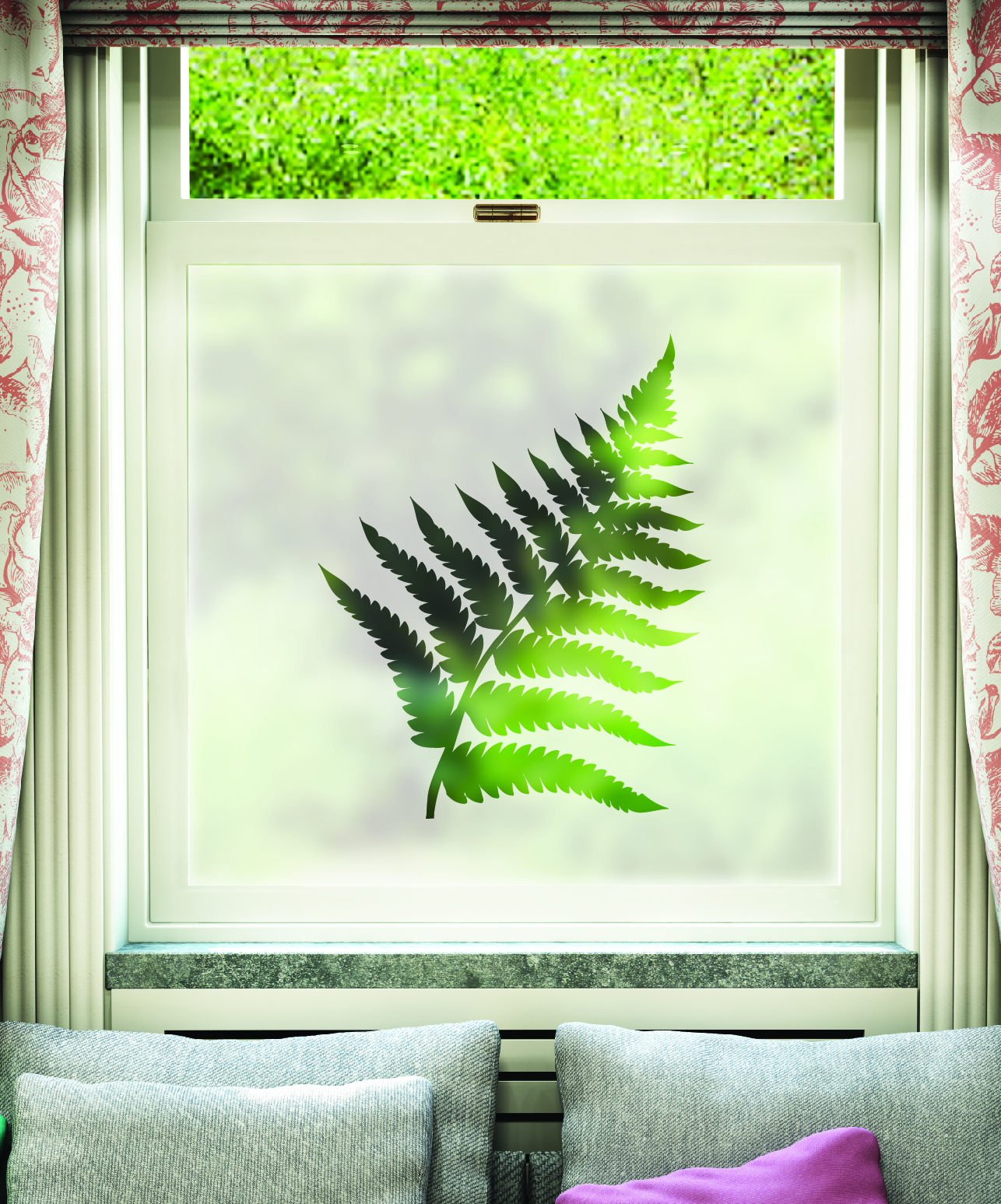 Decorative Frosted Window Film For Your Home - DIY Installation