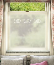 Fisk Window Film Fish Design
